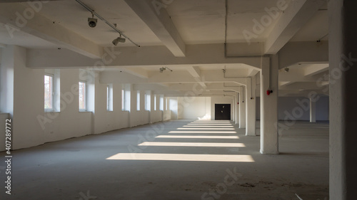Corridor in a old warehouse