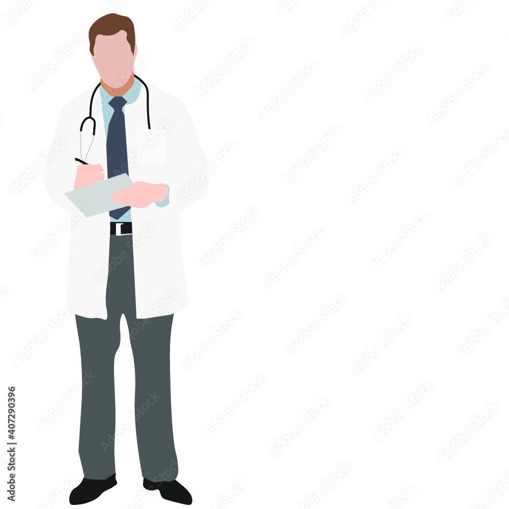 doctor holding a sign 