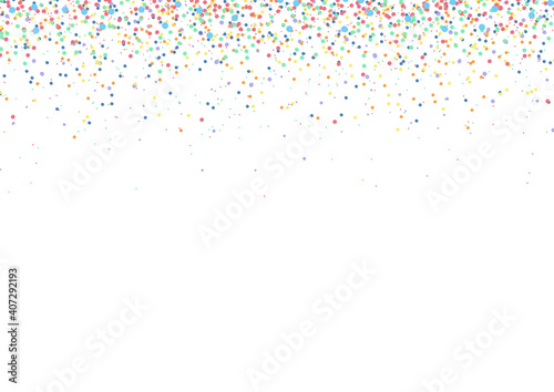 Colorful Falling Glitter Confetti Celebration Party Background