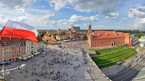 Warsaw, Poland - view of the city.	 #407294383