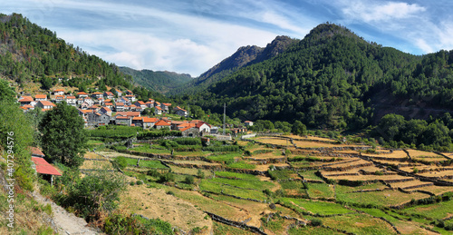 Gavieira village, Peneda Geres national park, Portugal photo