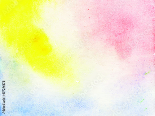 Abstract painted watercolor background on paper