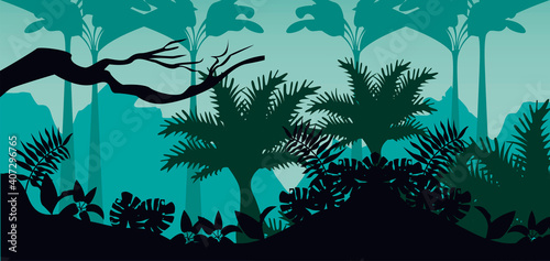 jungle wild nature green color landscape