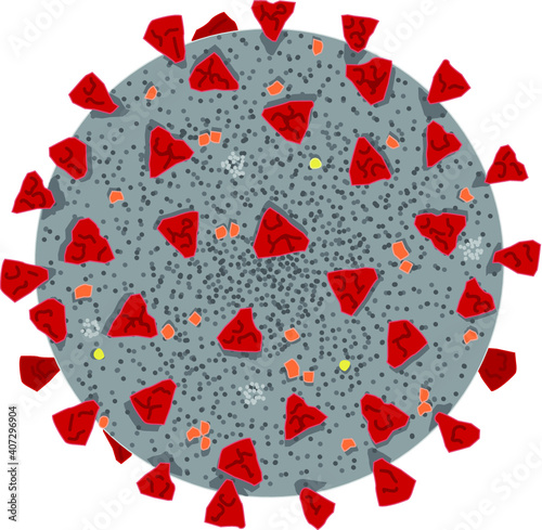 COVID-19 virus graphic