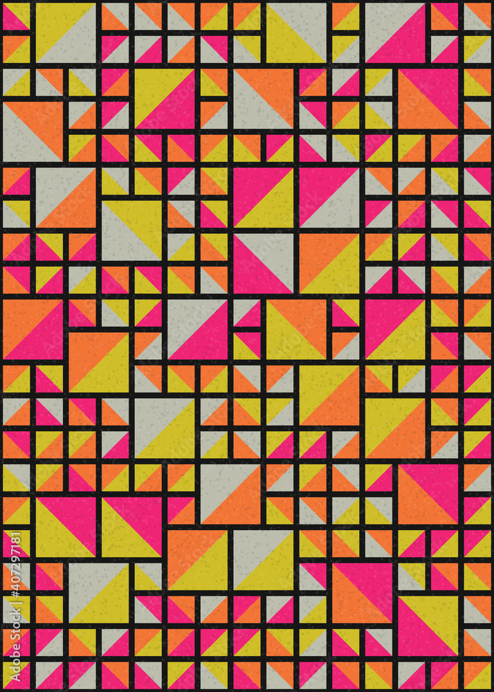 Abstract Geometric Pattern generative computational art illustration Abstract Geometric Pattern generative computational art illustration