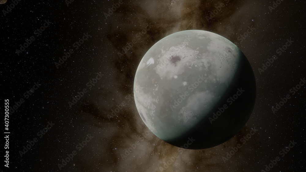 Obraz premium Planets and galaxy, science fiction wallpaper. Beauty of deep space. Billions of galaxy in the universe Cosmic art background 3d render 