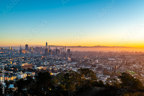 Corona Heights Park at Sunrise