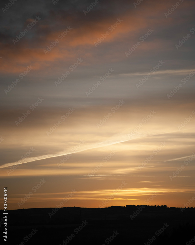 Cornwall Winter Sky All The Colours Sunrise Cornwall Winter Sky All The Colours Sunrise