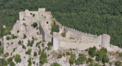 Photos Châteaux cathares et haute-vallée de l'Aude vus du Ciel