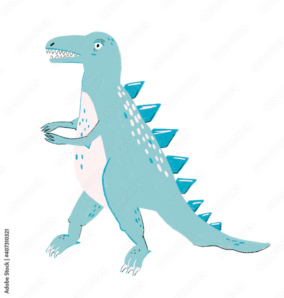 Naklejka premium dinosaur cartoon