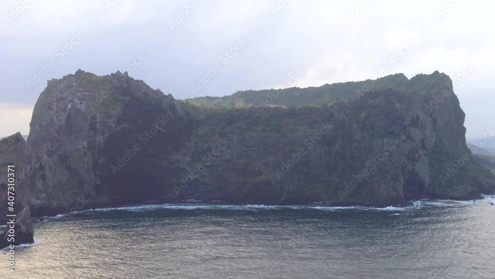 Rocks and sea on Jeju island, Korea Rocks and sea on Jeju island, Korea
