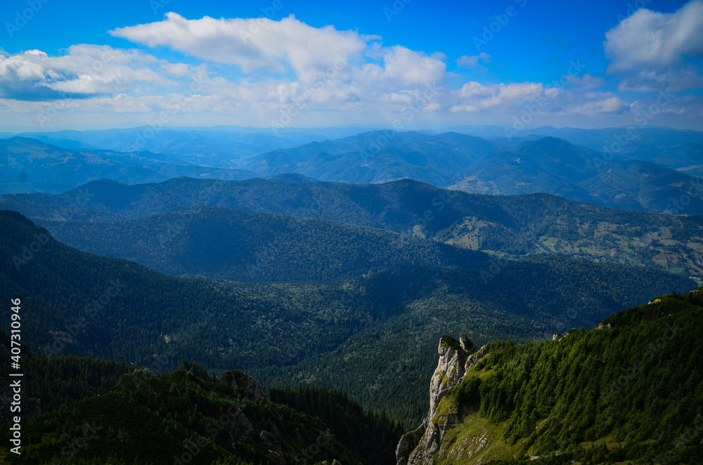 Fototapeta premium landscape with clouds