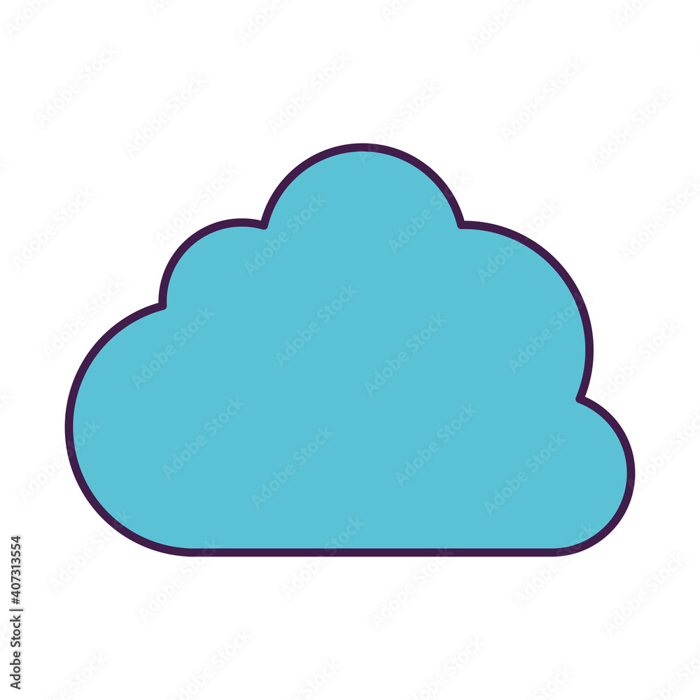 cloud icon image, flat style cloud icon image, flat style