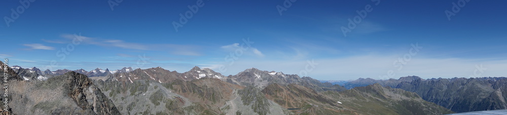 Panoramabild am Gaislachkogl