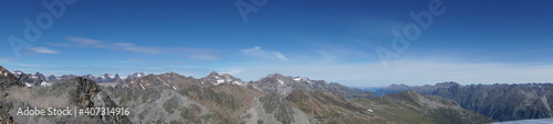 Panoramabild am Gaislachkogl