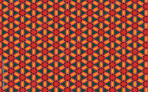 Warm color geometric background pattern.
