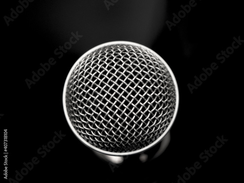 Amazing closeup microphone texture © Lazar