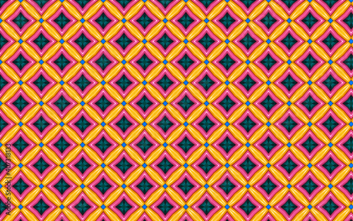 Colorful and geometric background pattern. Grid pattern.