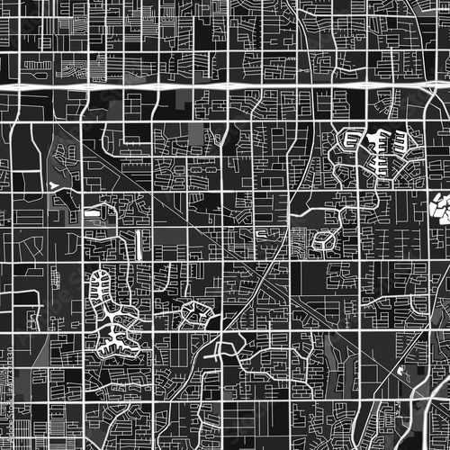 Gilbert, UnitedStates dark vector art map photo