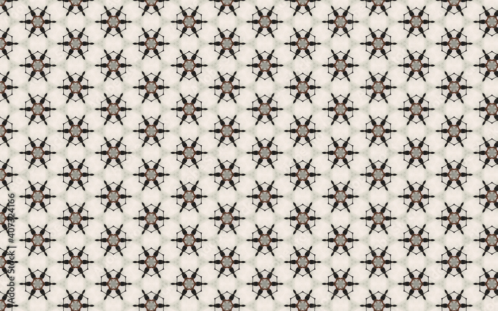 Gray star pattern on a white background.