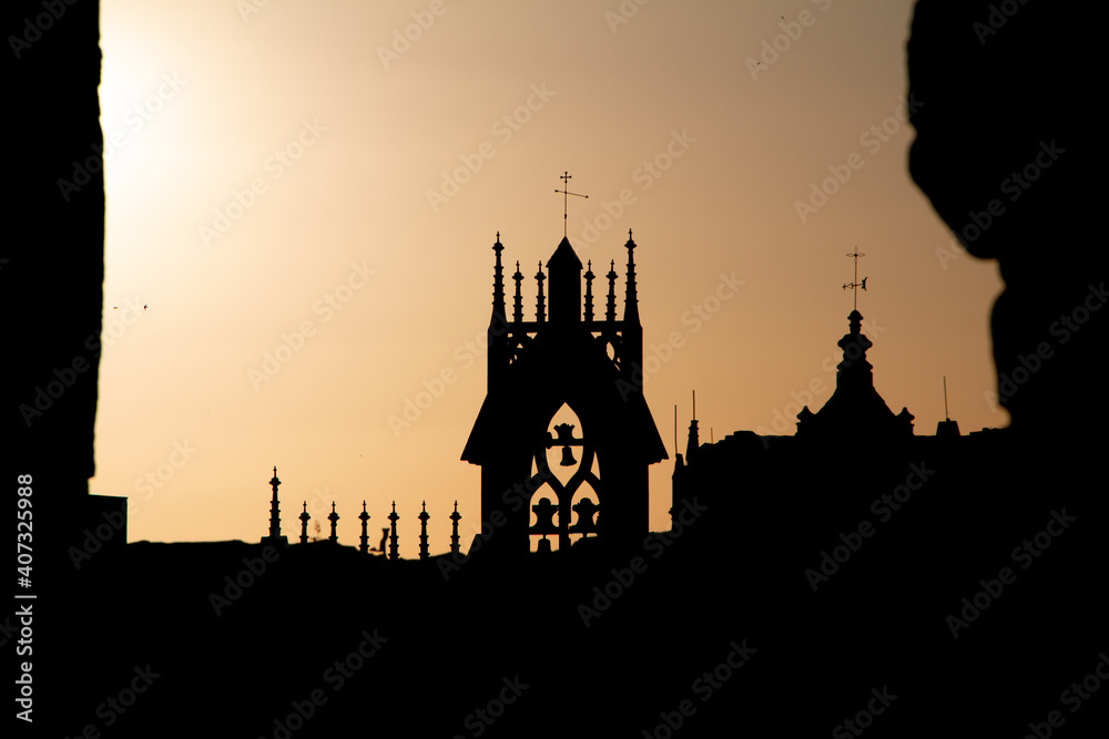Naklejka premium Convento de San José al atardecer, Badajoz. 