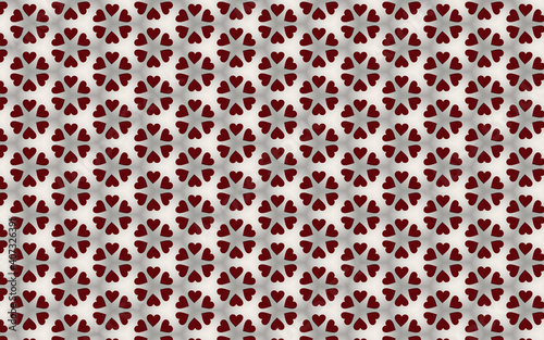 Valentine's day theme, red heart pattern on a background.