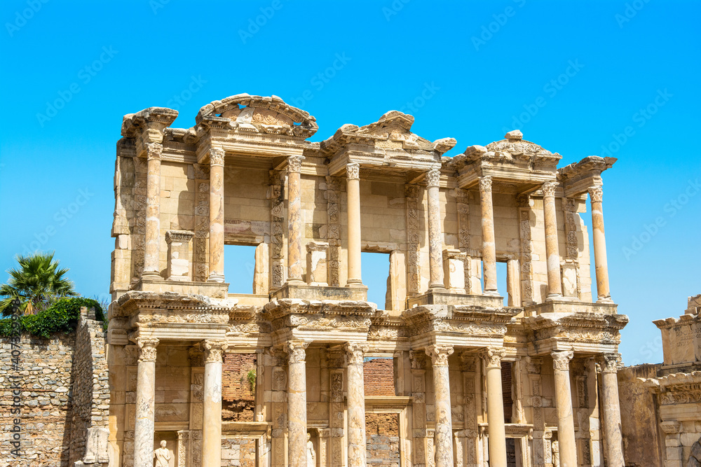 Ruins of an ancient Greek city Ephesus, Turkey