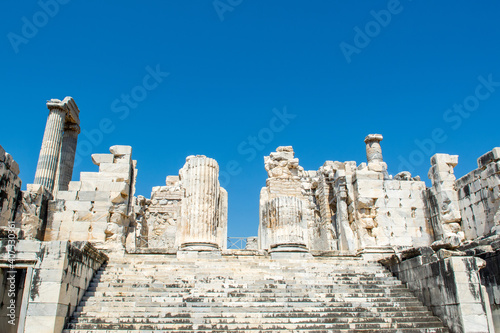 Ruins of the Temple of Apollo in Didim, Turkey