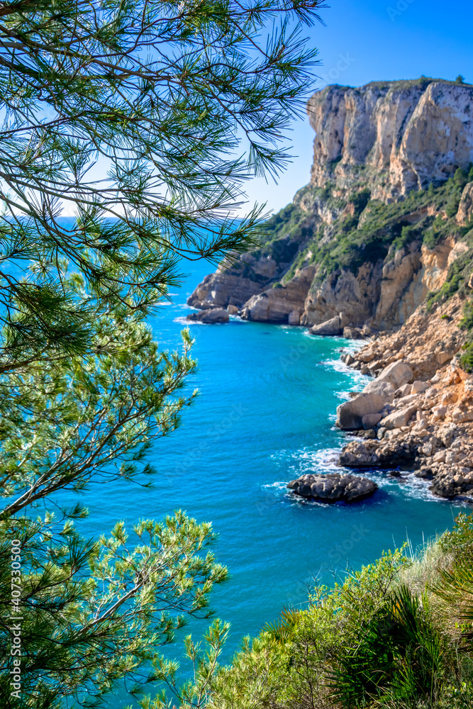 Acantilados mediterráneos. 