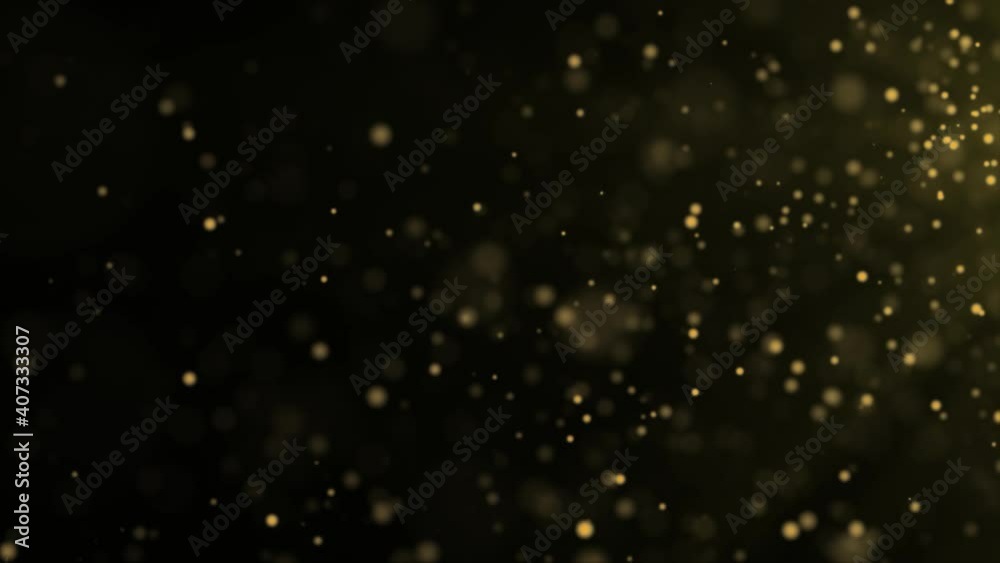 Abstract motion background shining gold particles. Gold glitter background with sparkle shine light confetti. Shimmering Glittering Particles With Bokeh. Seamless 4K loop video 3d animation Abstract motion background shining gold particles. Gold glitter background with sparkle shine light confetti. Shimmering Glittering Particles With Bokeh. Seamless 4K loop video 3d animation