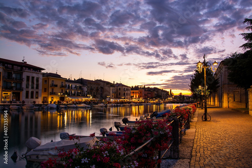 Festungsmauer, Peschiera del Garda, Venetien, Italien