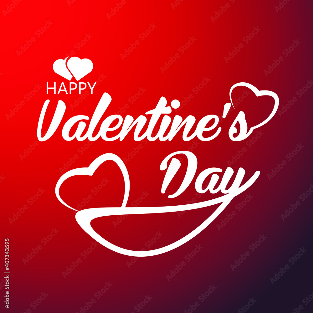 Happy Valentine's day text, hand lettering typography poster on red gradient background. Vector illustration. Romantic quote postcard, card, invitation, banner template.
Happy Valentine's day text, hand lettering typography poster on red gradient background. Vector illustration. Romantic quote postcard, card, invitation, banner template.