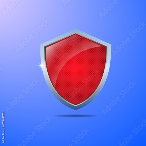Illustration vector graphic of metal shield with dots texture Free Download Illustration vector graphic of metal shield with dots texture - GFXLoad