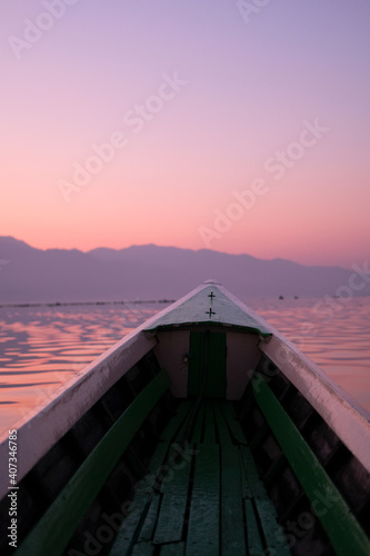 Peaceful moment on Inle lake