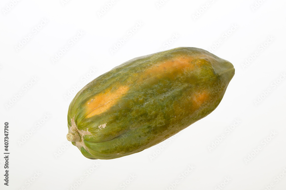 ripe Papaya fruit isolated on white ripe Papaya fruit isolated on white