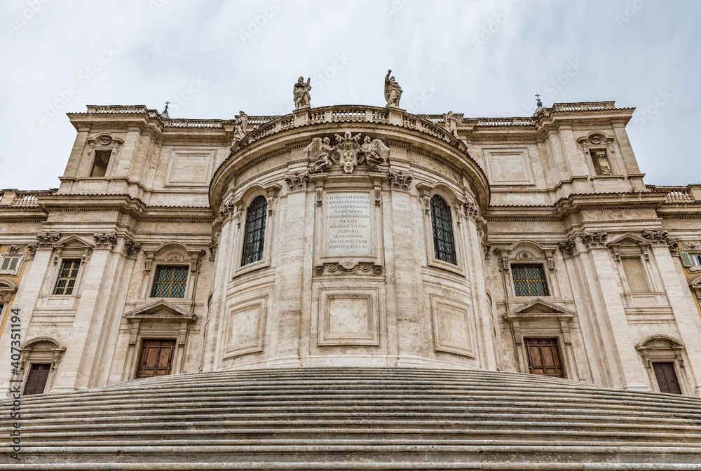 Basilica of Saint Mary Major (Italian: Basilica di Santa Maria Maggiore) in Rome, Italy
