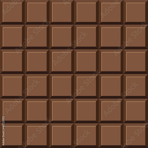Chocolate bar pattern vector illustration