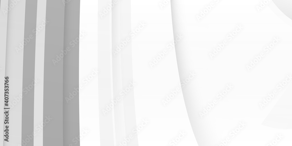 Grey white abstract background geometry shine and layer element vector for presentation design. 
Abstract grey hi-tech polygonal corporate background. Vector stripes minimal light design 