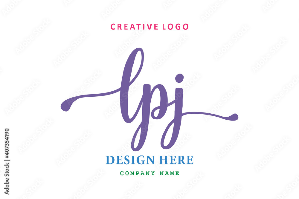LP lettering logo is simple, easy to understand and authoritative