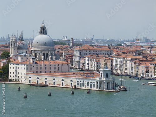 Venice buildings, streets and historical part of the city