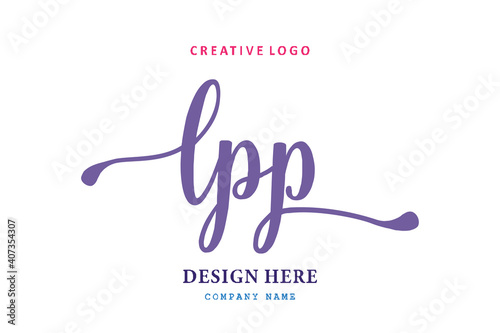 LPP lettering logo is simple, easy to understand and authoritative
