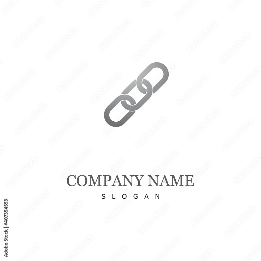 Chain link icon vector illustration design Chain link icon vector illustration design