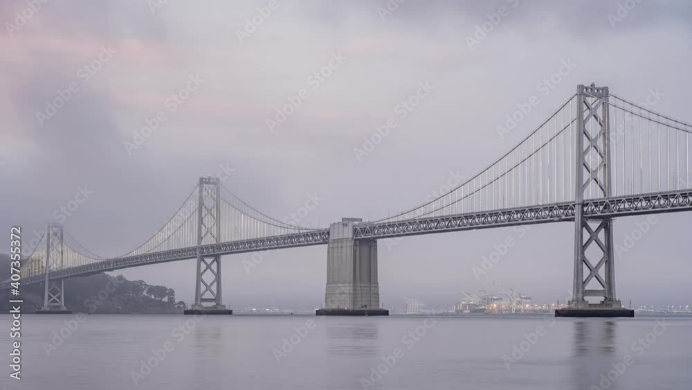 Time Lapse: San Francisco Bay Bridge. Time Lapse: San Francisco Bay Bridge.
