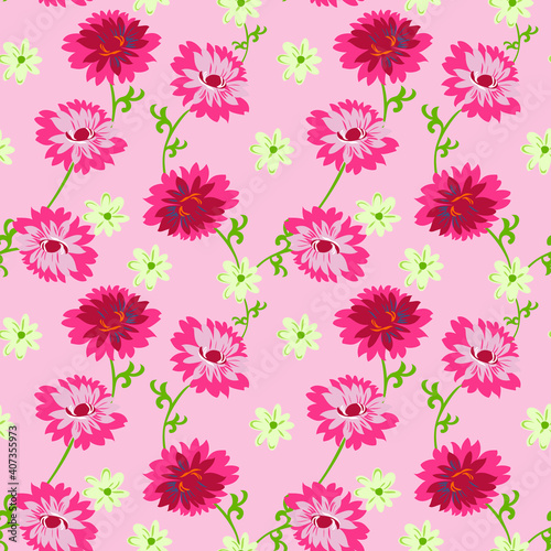 seamless flower with paisley pattern on background © Parth Patel