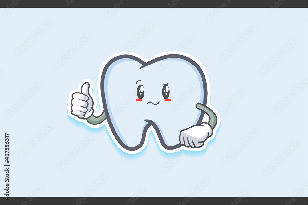 REALLY, ATTENTIVE, CONFUSED Face Emotion. Thumb up Hand Gesture. Tooth Cartoon Drawing Mascot Illustration. REALLY, ATTENTIVE, CONFUSED Face Emotion. Thumb up Hand Gesture. Tooth Cartoon Drawing Mascot Illustration.