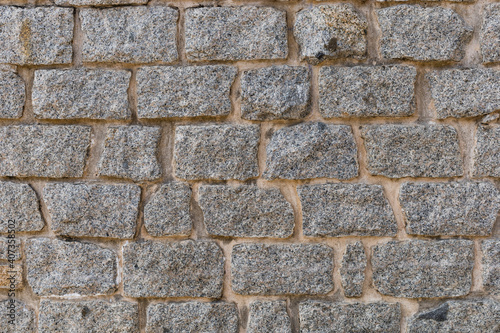 Grey color brick wall texture