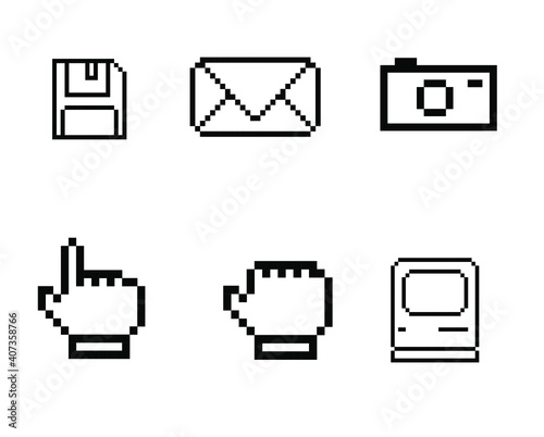 set of icons for web