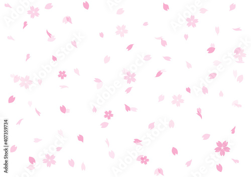 桜 桜吹雪 春 ピンク アブストラクト 背景 壁紙