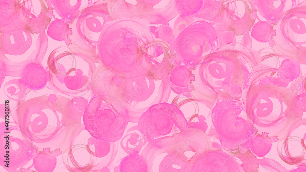 動画背景素材壁紙水彩模様薔薇のような円 動画背景素材壁紙水彩模様薔薇のような円