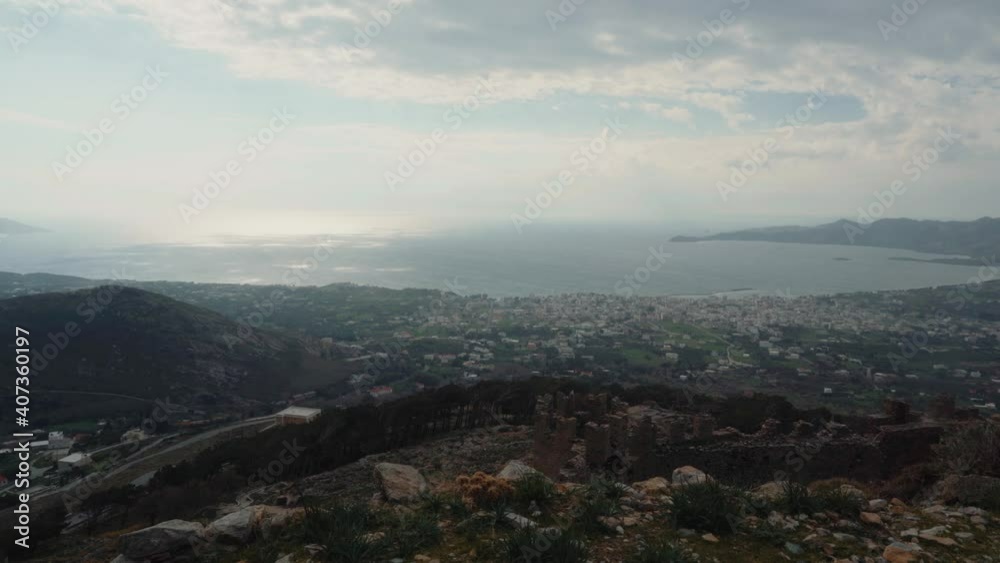View From Castle Rosso, Karystos Castle, Greece View From Castle Rosso, Karystos Castle, Greece